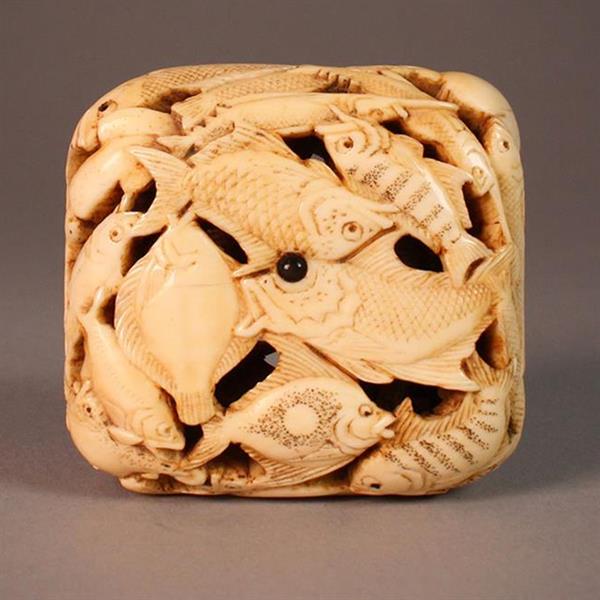 26. Hosai Masahiro Fish Netsuke