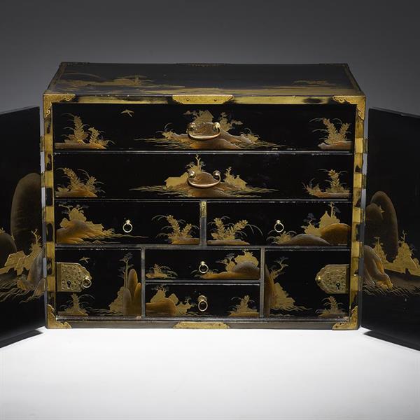 3. Fine Export Lacquer Cabinet