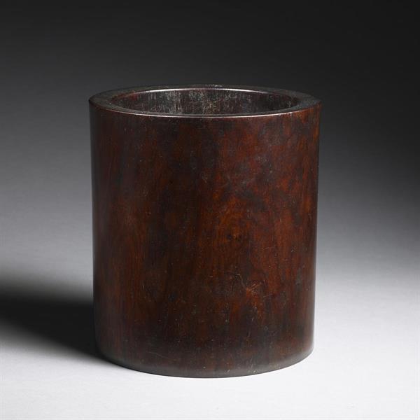 8. Haung Huali Wooden Brush Pot