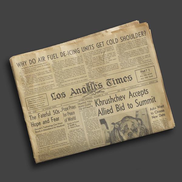 1. Los Angeles Times: December 27th 1959