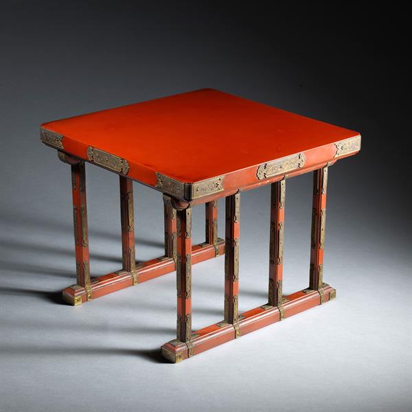 37. Red Lacquer Stand