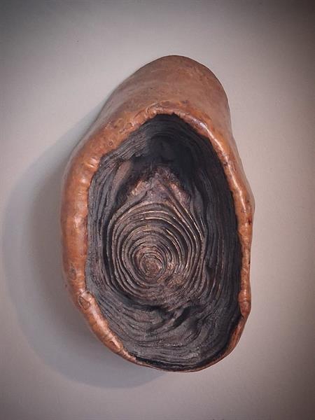 2. Burr wood sculpture