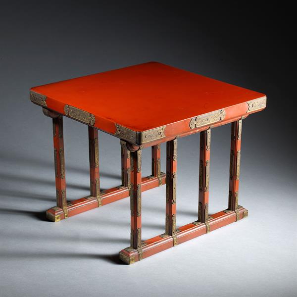 18. Red Lacquer Stand