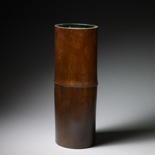 3. Bamboo Bronze Vase
