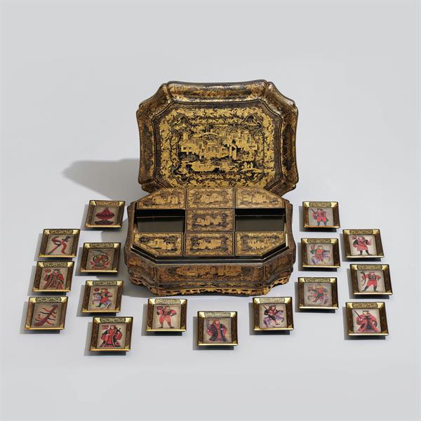 38. Canton Lacquer Box