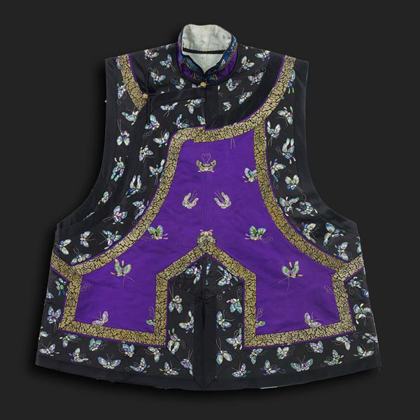 35. Purple Butterfly Waistcoat