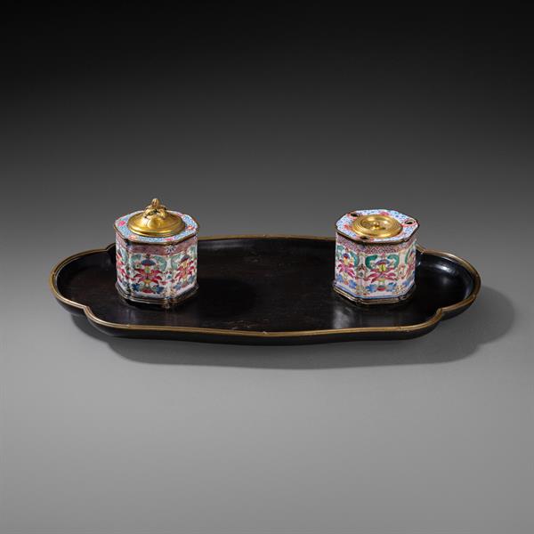 Pair of Inkwells
