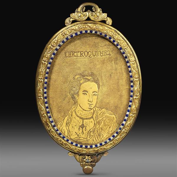 41. Canton Gilt Bronze Mirror