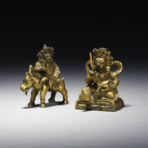 36. Gilt Bronze Deities