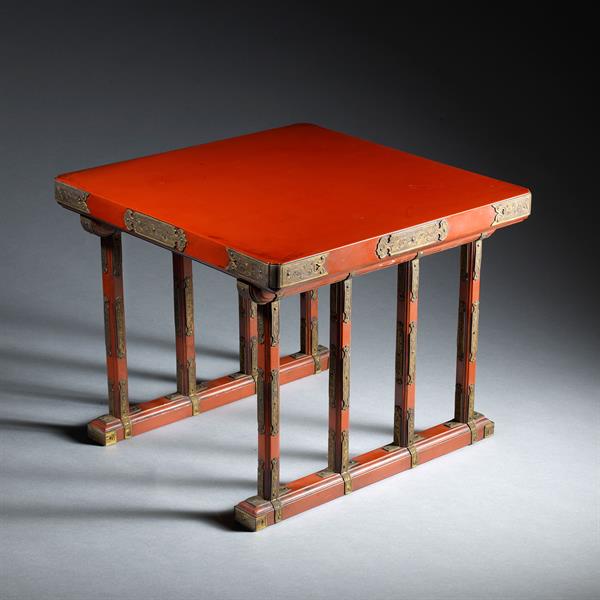 55. Red Lacquer Stand