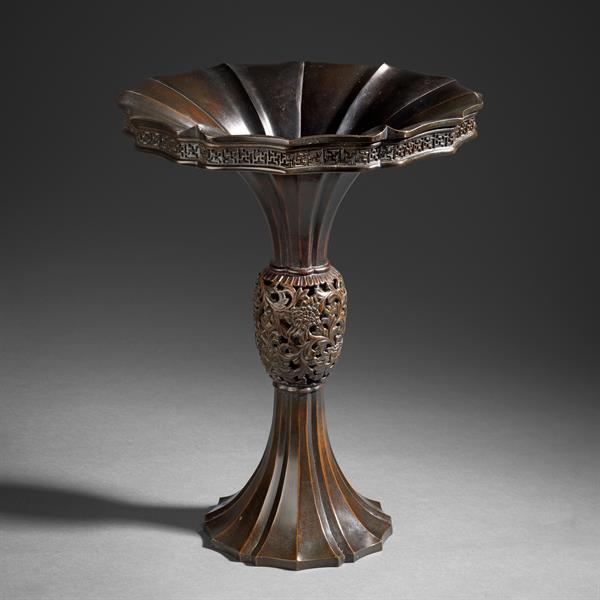 20. Bronze Flower Vase