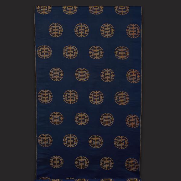 22. A Pair of Blue / Gold Panel